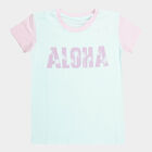 Girls Cotton T-Shirt, Light Green, small image number null