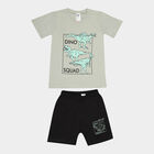 Boys Cotton Baba Suit, Olive, small image number null