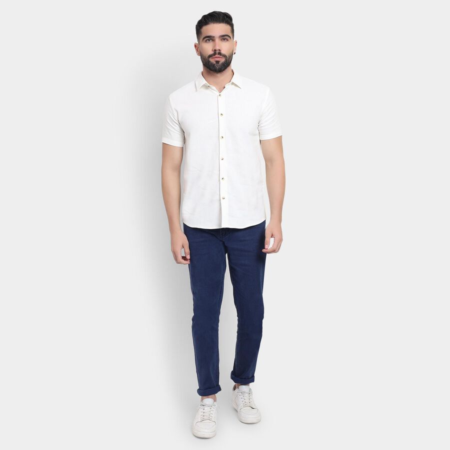Men's Casual Shirt , Off White, large image number null