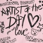 Girls' Light Pink Crew Neck Graphic Sweatshirt, Light Pink, small image number null