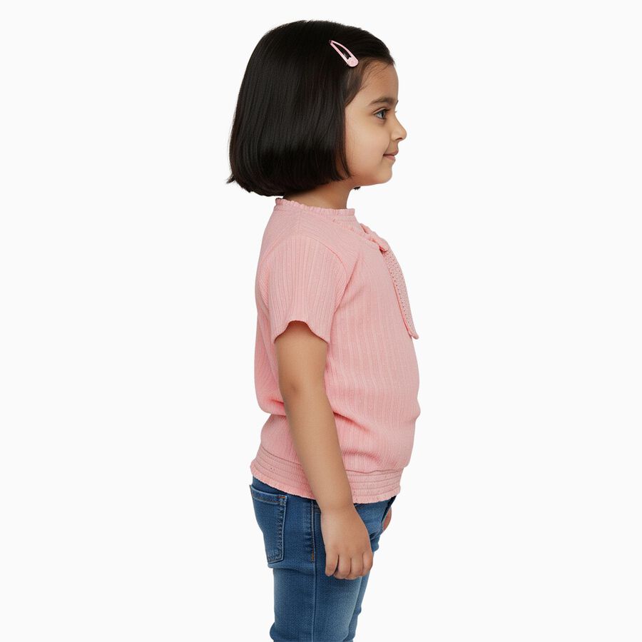 Girls' T-Shirt, Peach, large image number null
