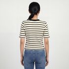 Women's Black Solid Top, Black, small