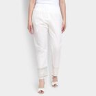 Ladies' 100% Cotton Palazzos , Off White, small image number null