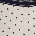 Boys' Light Beige Regular Fit Star Print Briefs, मिश्रित हल्का ग्रे, small image number null