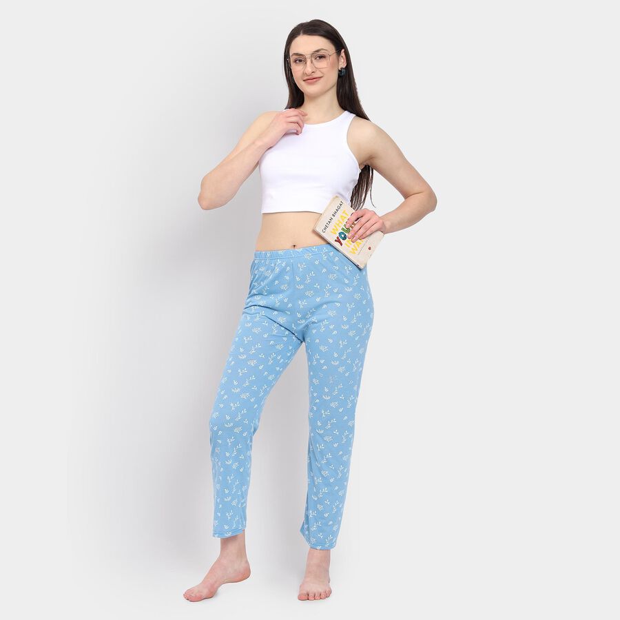 Ladies' Pyjama, मध्यम नीला, large image number null