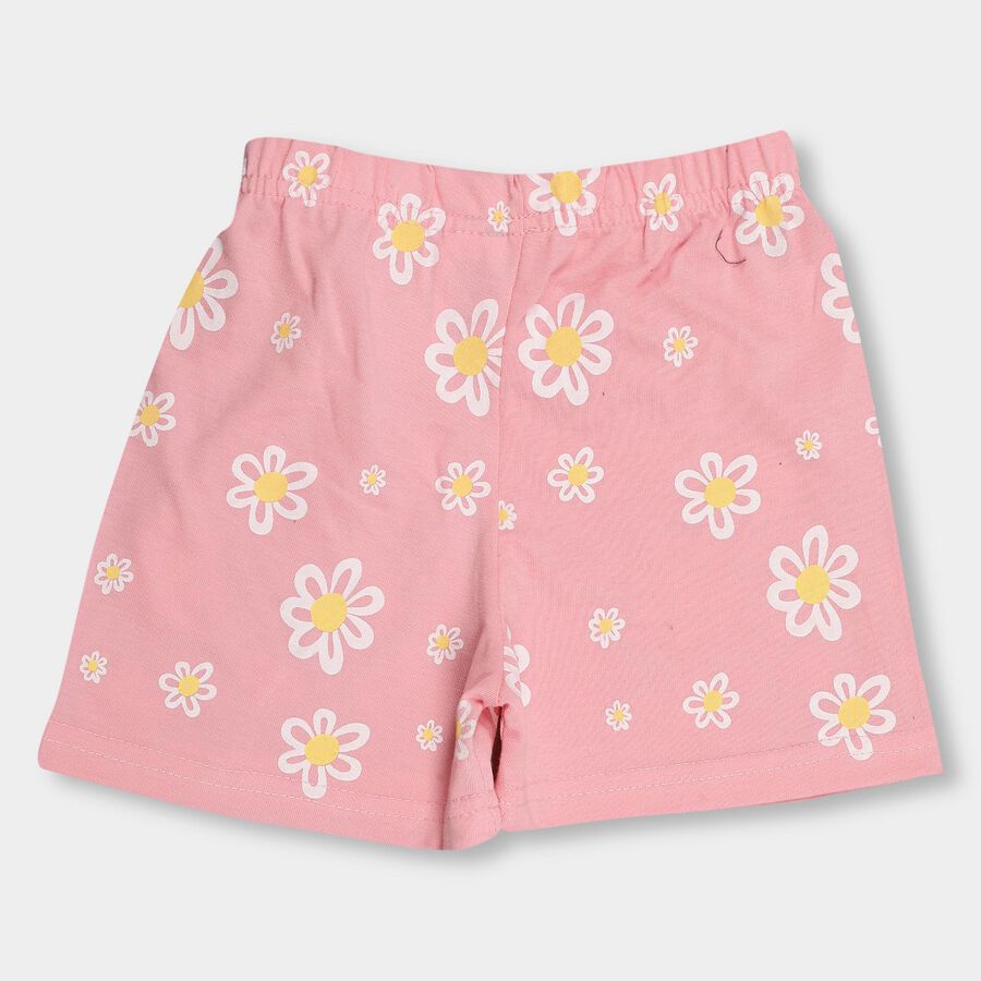 Girls' Pull Ups Shorts, हल्का गुलाबी, large image number null