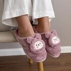 Women's Purple Slip-On House Slippers, Purple, small