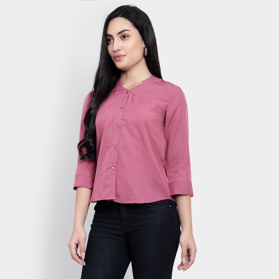 Solid Shirt, Purple, large image number null