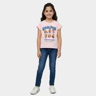 Girls' T-Shirt, हल्का गुलाबी, small