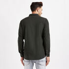 Cotton Solid Casual Shirt, Olive, small image number null