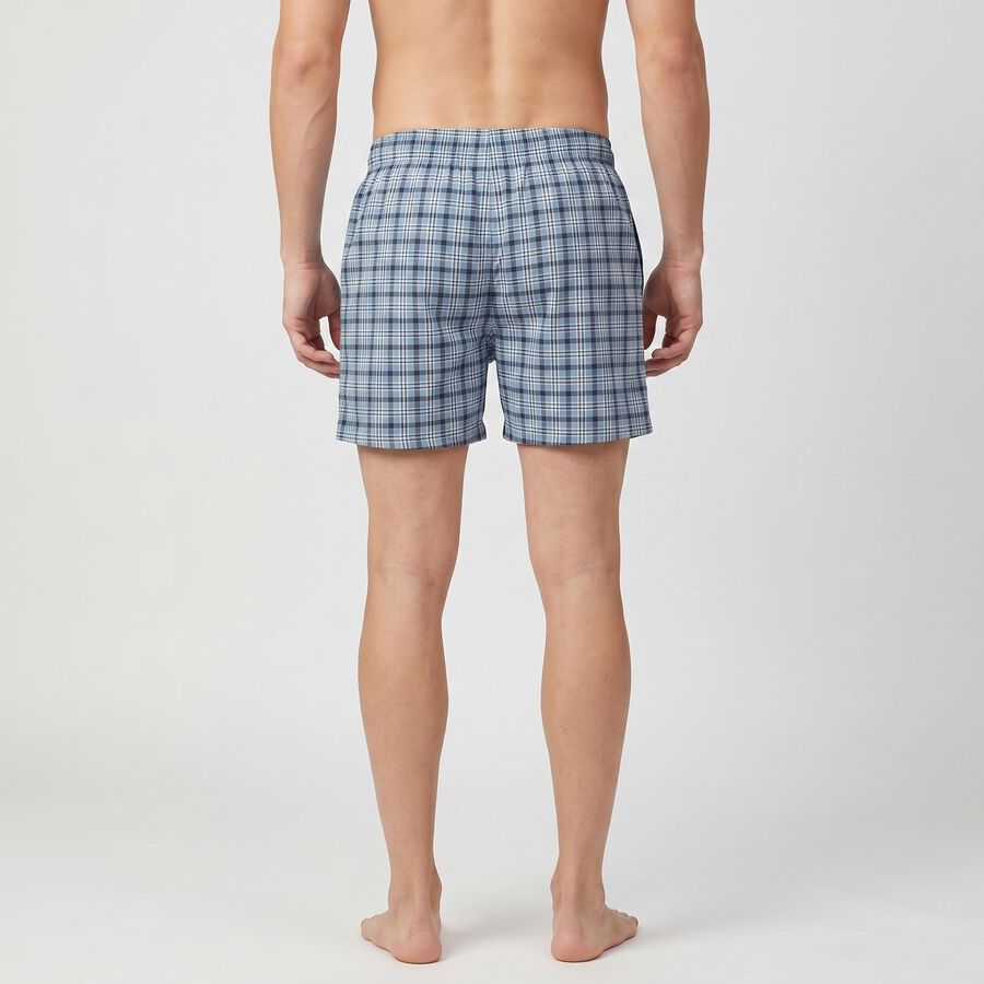 Men's Light Blue Classic Fit Boxers, हल्का नीला, large