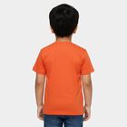 Boys' 100% Cotton Half Sleeves T-Shirt, नारंगी, small image number null
