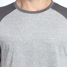 Men's Round Neck T-Shirt, Dark Grey, small image number null