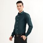 Men's Formal Shirt, गहरा हरा, small image number null