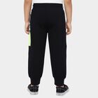 Boys' Navy Regular-fit Typography Printed Pyjama, Navy Blue, small