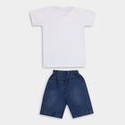 Boys' 100% Cotton Woven Baba Suit , सफ़ेद, small image number null