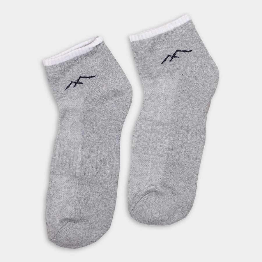 Men's Socks (Pack of 3), Black, large