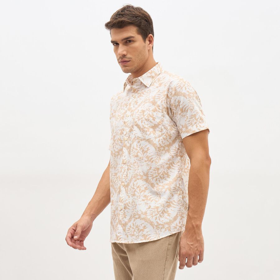 Men's Casual Shirt, Peach, large image number null