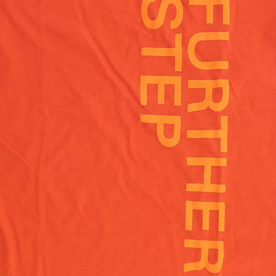 Boys' 100% Cotton Half Sleeves T-Shirt, नारंगी, large image number null