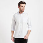 Printed Casual Shirt, White, small image number null
