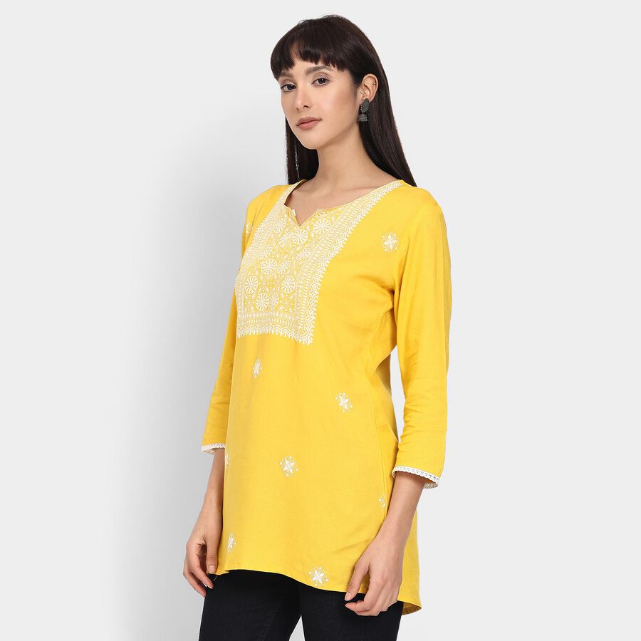 Ladies' Kurti , मस्टर्ड, large image number null