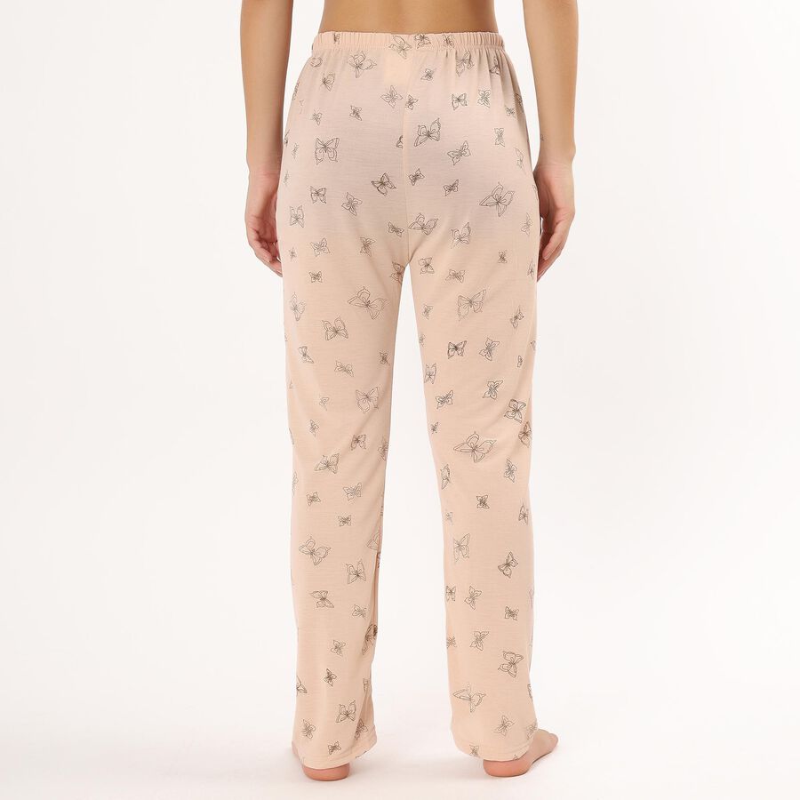 Women's All Over Printed Full Length Pyjama, गहरा पीला, large