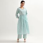 Ladies' Kurta Pyjama Set, Light Blue, small image number null