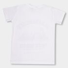 Boys' Half Sleeves T-Shirt, सफ़ेद, small image number null