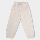Girls' Trousers , Off White, small image number null