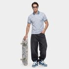 Men's Light Blue Cotton Polo Neck Polo T-Shirt, हल्का नीला, small