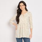 Ladies' Kurti , ऑफ व्हाइट, small image number null