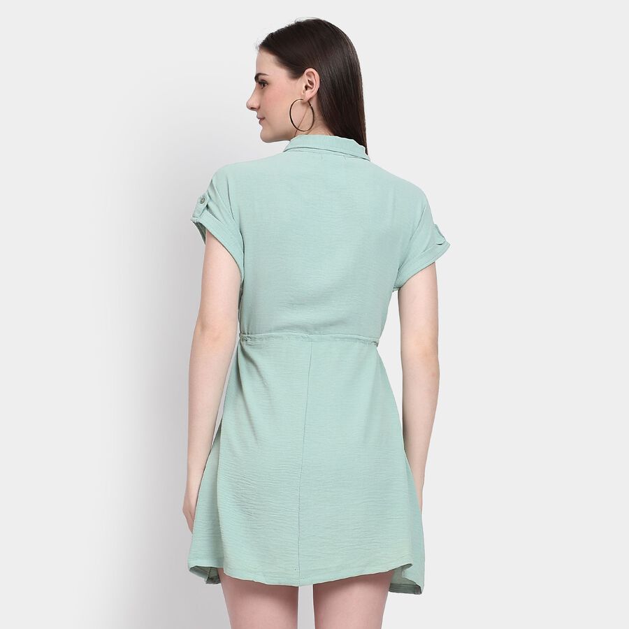 Ladies' Dress, हल्का हरा, large image number null