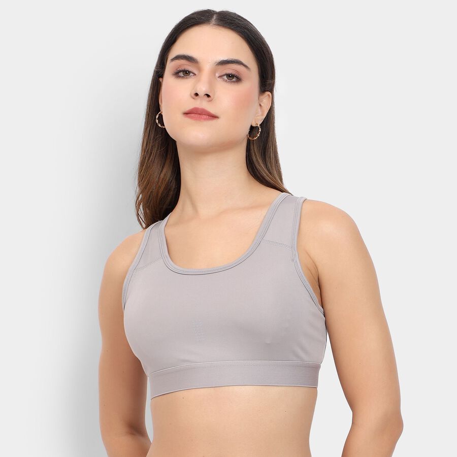 Ladies' Sports Bra , हल्का ग्रे, large image number null