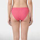 Women's Pink Regular Fit Solid Panty, Light Pink, small
