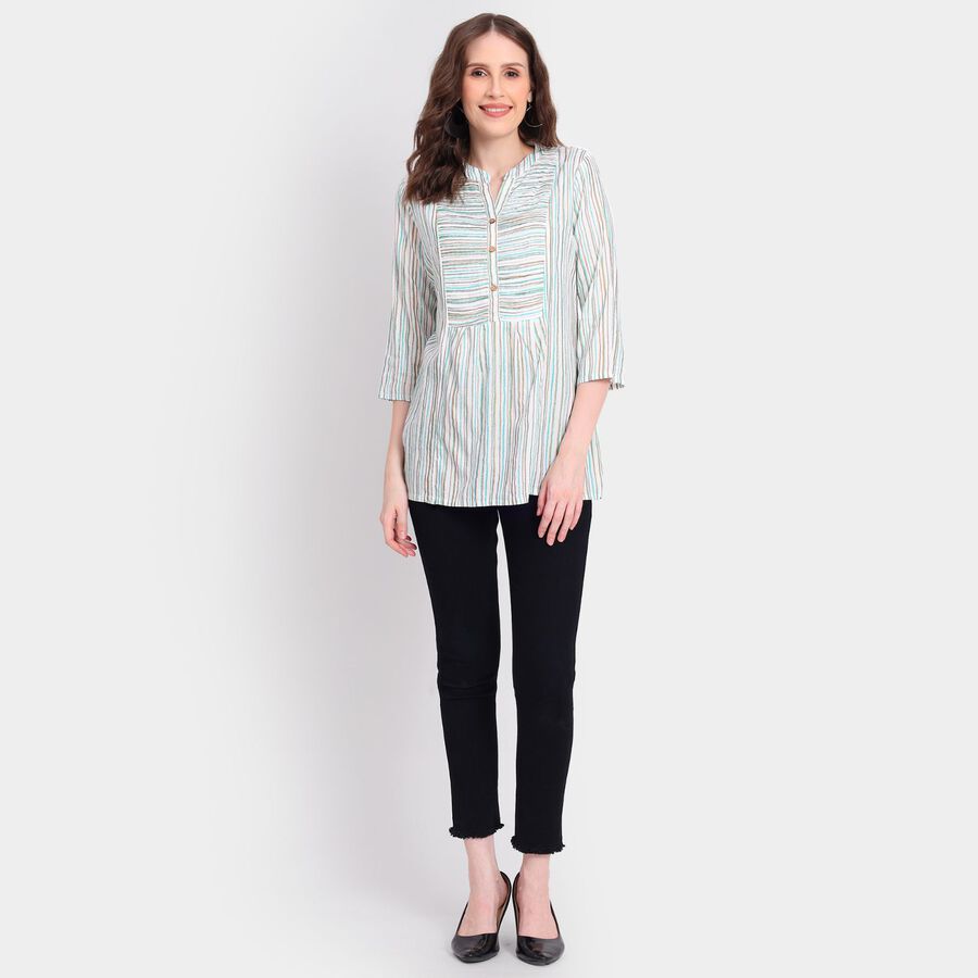 Ladies' Kurta, हल्का हरा, large image number null
