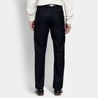 Men's Slim Fit Formal Trousers, काला, small image number null