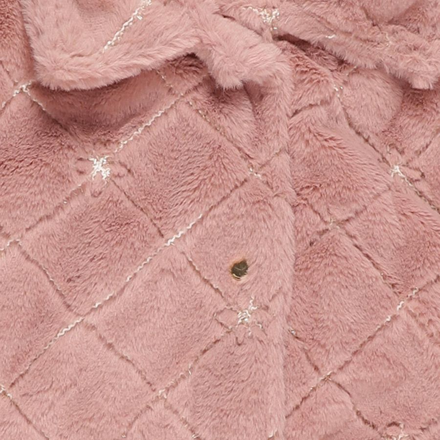 Girls Dusty Pink Classic Casual Jacket, Pink, large image number null