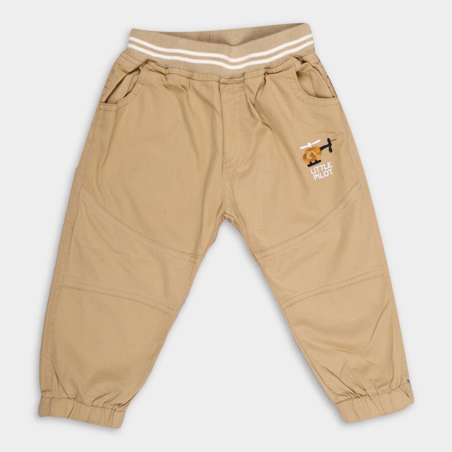 Infants' Cotton Trousers, खाकी, large image number null