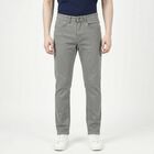 Men's Grey Slim Fit Classic Jeans, हल्का ग्रे, small