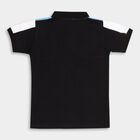 Boys' 100% Cotton Half Sleeves T-Shirt , Black, small image number null