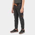 Boys Black Cargo Fit Washed Jeans, Black, small