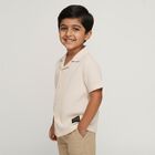 Boys' 100% Cotton Casual Shirt, Off White, small image number null