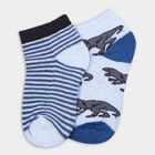 Boy's Socks (Pack of 2), Light Blue, small