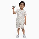 Boys' Night Suit, Beige, small image number null