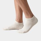 Men's Ankle Length Pack of 3 Socks ( Grey, White, Black ), मिश्रित हल्का ग्रे, small