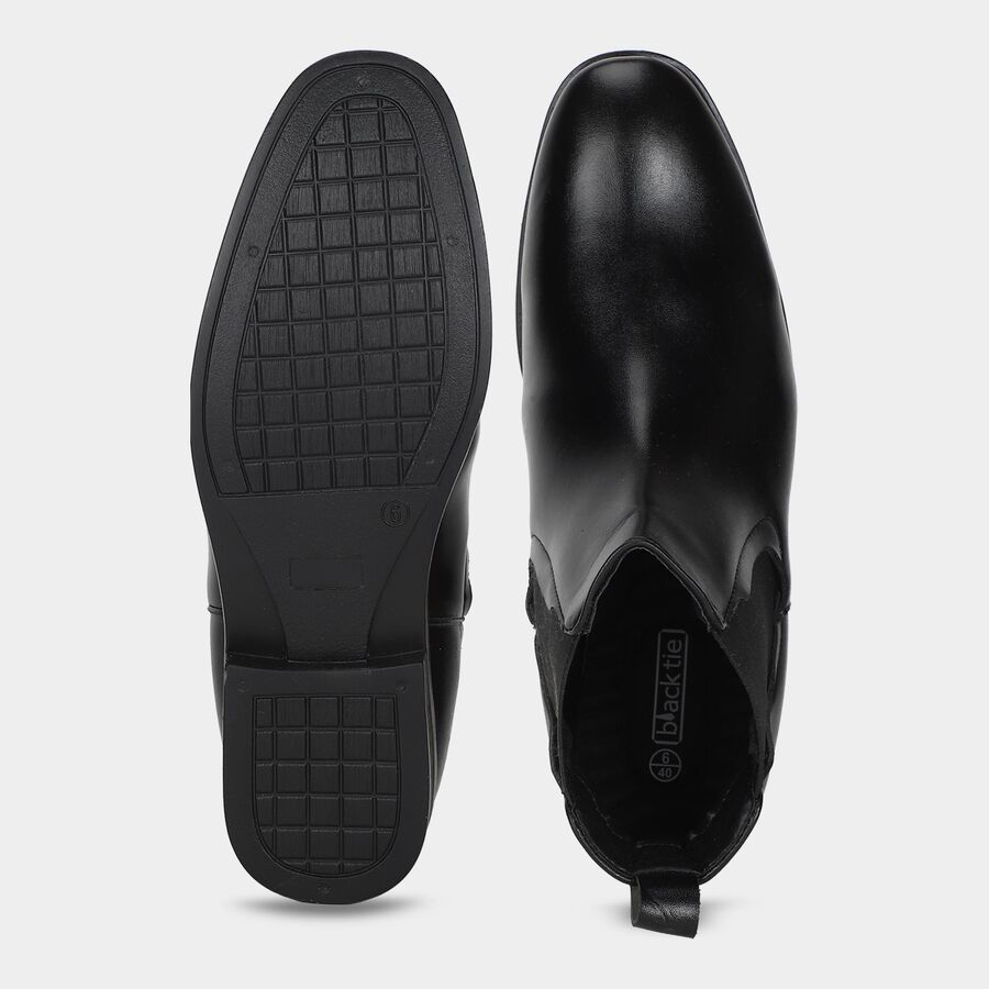 Men's Black Chelsea Boot Formal Shoes, Black, large