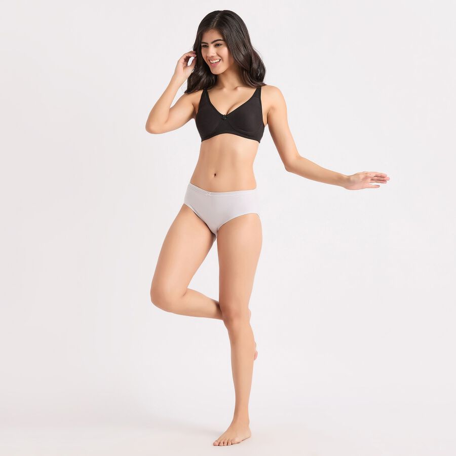 Ladies' Non-Padded Bra, काला, large image number null