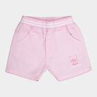 Infants Cotton Solid Half Pant, Pink, small image number null