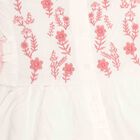 Girls Embellished Full Sleeve Top, Off White, small image number null