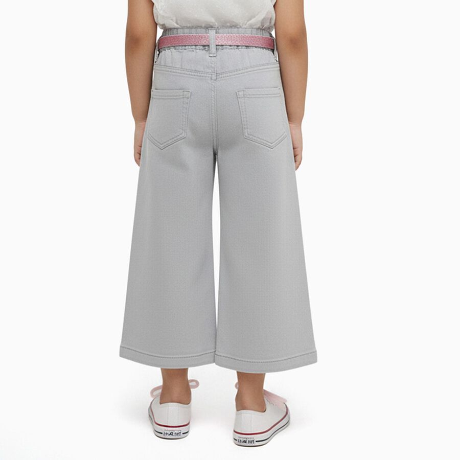 Girls' Jeans, हल्का ग्रे, large image number null